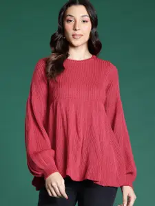 DressBerry Flared Longline Pullover