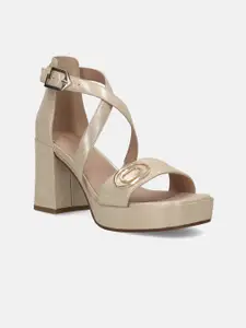 BAGATT Embellished Leather Platform Heels