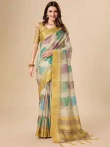 Rekha Maniyar Zari Organza Saree