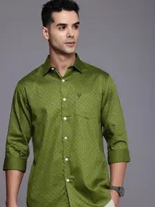 Allen Solly Pure Cotton Classic Fit Geometric Printed Casual Shirt