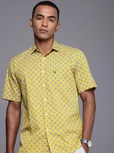 Allen Solly Pure Cotton Sport Fit Opaque Printed Casual Shirt