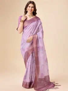 Rekha Maniyar Floral Zari Organza Saree