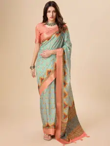 Rekha Maniyar Floral Art Silk Saree