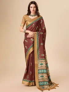 Rekha Maniyar Floral Art Silk Saree