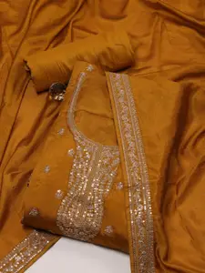 Meena Bazaar Embroidered Unstitched Dress Material