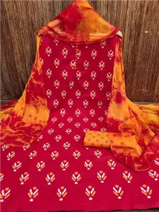 Lilots Ethnic Motifs Printed Unstitched Dress Material
