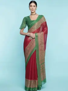 Rekha Maniyar Ethnic Motifs Zari Pure Cotton Saree