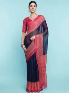 Rekha Maniyar Woven Design Zari Pure Cotton Saree