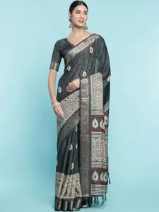 Rekha Maniyar Ethnic Motifs Zari Art Silk Saree