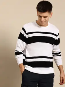 Mast & Harbour Men Striped Pullover
