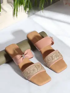 Anouk Embellished Open Toe Flats