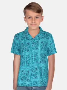 Allen Solly Junior Boys Floral Opaque Printed Casual Shirt