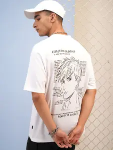 HIGHLANDER Typography Puff Printed Round Neck Short Sleeves Cotton T-shirt