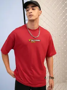 HIGHLANDER Printed Round Neck Short Sleeves Cotton T-shirt