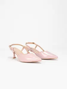 SCENTRA Pointed Toe Kitten Heeled Pumps