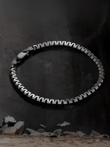 ORIONZ Men Sterling Silver Link Bracelet