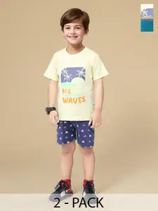 Toonyport Boys Printed T-shirt With Short
