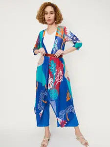 max Women Printed Longline Shrug
