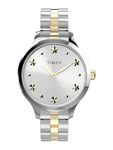 Timex Women Stainless Steel Bracelet Style Straps Analogue Watch TW2V23500