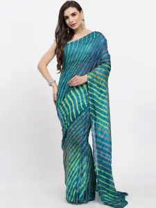 Kishori Sarees Leheriya Pure Silk Saree