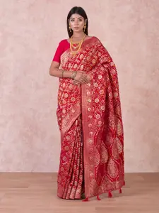Kishori Sarees Woven Design Zari Pure Silk Saree