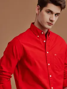 Aldeno Button-Down Collar Cotton Casual Shirt