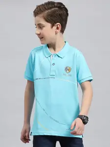 Monte Carlo Boys Polo Collar Cotton T-shirt