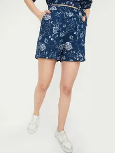 max Women Floral Printed Cotton Shorts