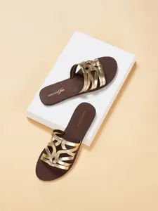 Forever Glam by Pantaloons Strappy Open Toe Flats