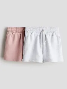 H&M Girls 2-Pack Sweatshorts
