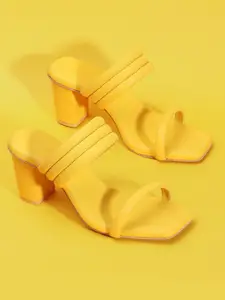 Lavie Open Toe Block Heels