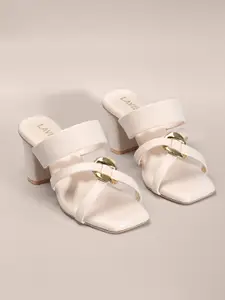 Lavie Open Toe Block Heels