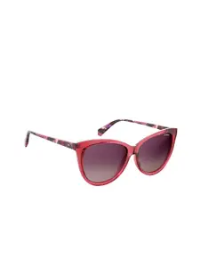 Polaroid Women Butterfly Sunglasses with UV Protected Lens 202883VA456JR