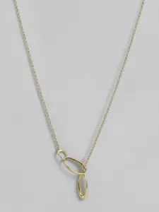 Calvin Klein Plose Brass-Plated Necklace
