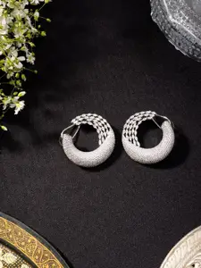 Niscka Diamond Shaped Studs Earrings