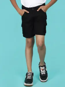 V-Mart Boys Mid Rise Twill Cotton Cargo Shorts