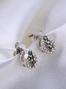 HIFLYER JEWELS 925 Sterling Silver Teardrop Shaped Studs Earrings