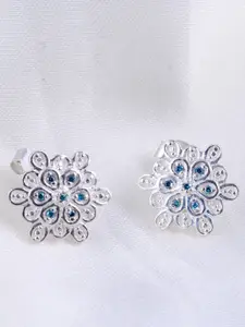 HIFLYER JEWELS 925 Sterling Silver Floral Studs Earrings