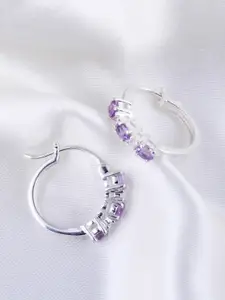 HIFLYER JEWELS 925 Sterling Silver Circular Hoop Earrings