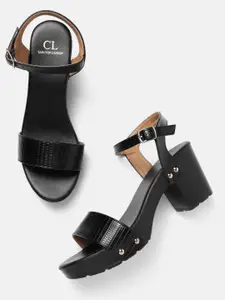 Carlton London Textured Block Heels
