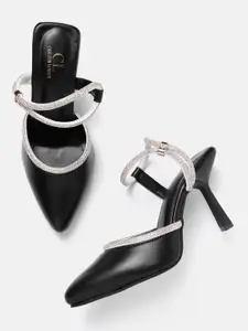 Carlton London Embellished Party Stiletto Heel Mary Janes