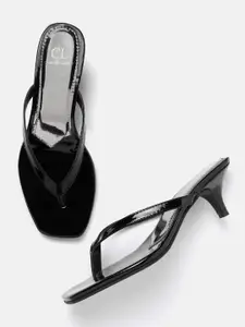 Carlton London Open Toe Kitten Heel