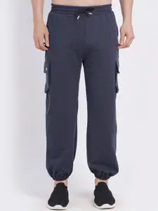 BAESD Men Relaxed Straight Leg High-Rise Joggers Cotton Trousers