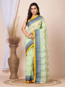 Laa Calcutta Ethnic Motifs Pure Cotton Taant Saree