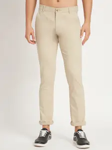 RAGZO Men Slim Fit Low-Rise Cotton Regular Trouser