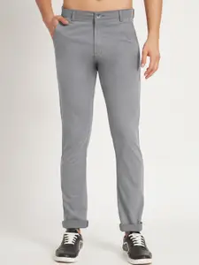 RAGZO Men Slim Fit Low-Rise Cotton Regular Trouser