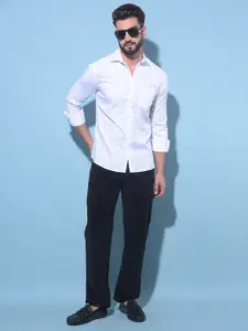 Crimsoune Club Resort Collar Slim Fit Pure Cotton Casual Shirt