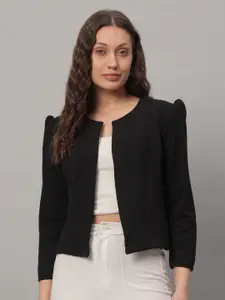 GLITO Women Open Front Mandarin Collar Shrug