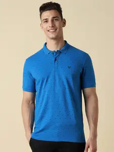 Allen Solly Printed Polo Collar Cotton T-shirt