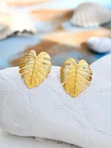 Voylla Gold Plated Contemporary Studs